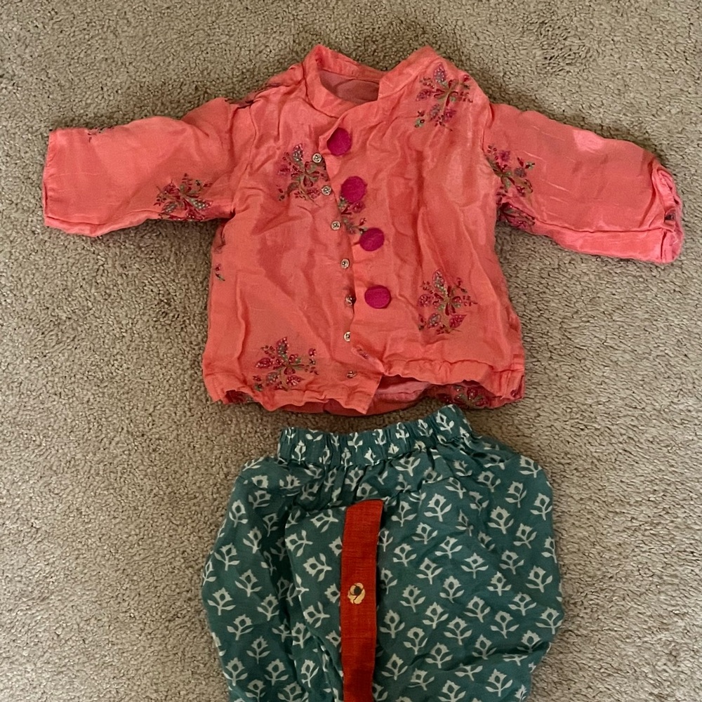 Baby Indian wear / Ethnic / Festive wear Dhoti Kurta size 3-12 months